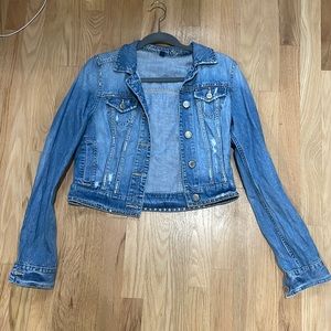 American Eagle Studded Jean Jacket